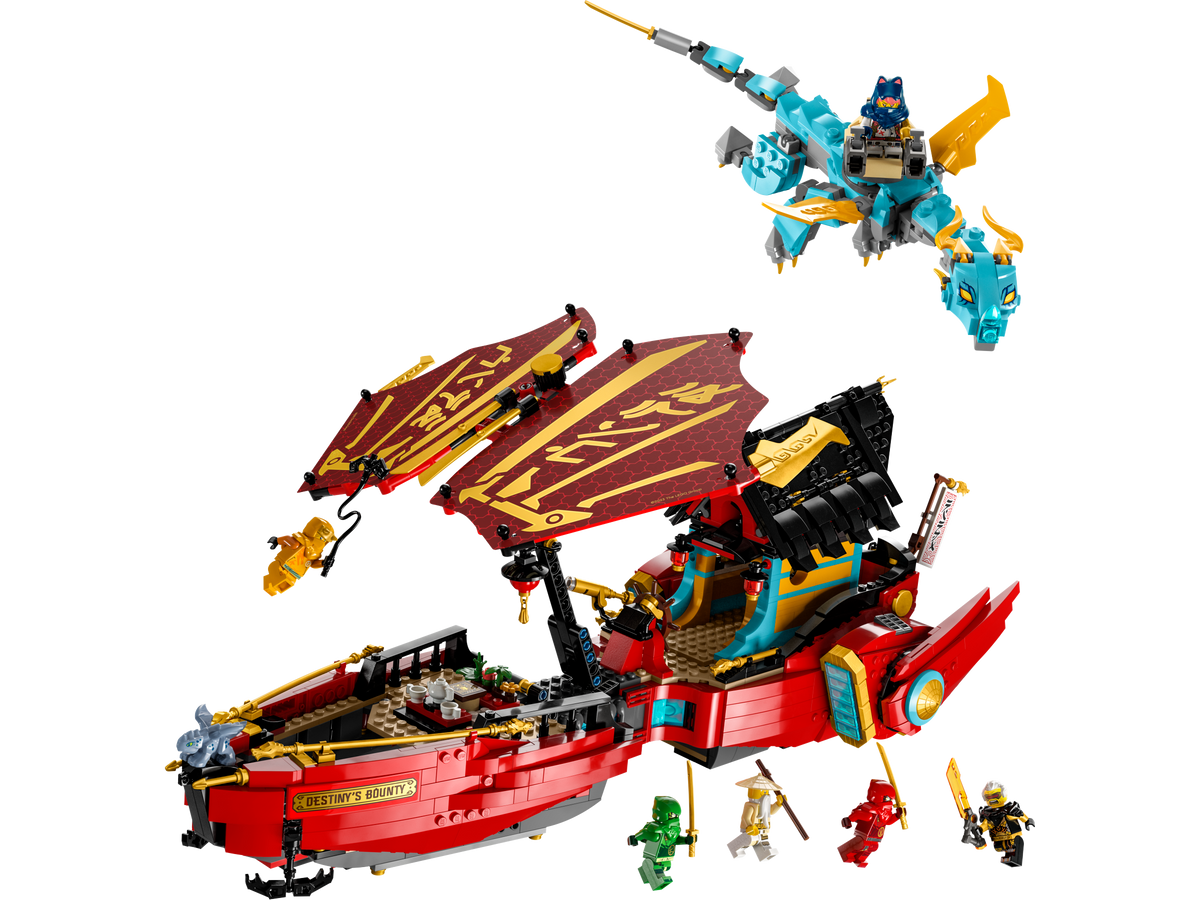 71797 Destiny's Bounty - Race Against Time (Used) LEGO Ninjago product image 1, provided for visual reference and product