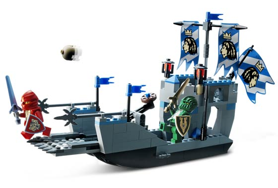 8801 Knights' Attack Barge (Certified) LEGO Castle product image 1, provided for visual reference and product detail review