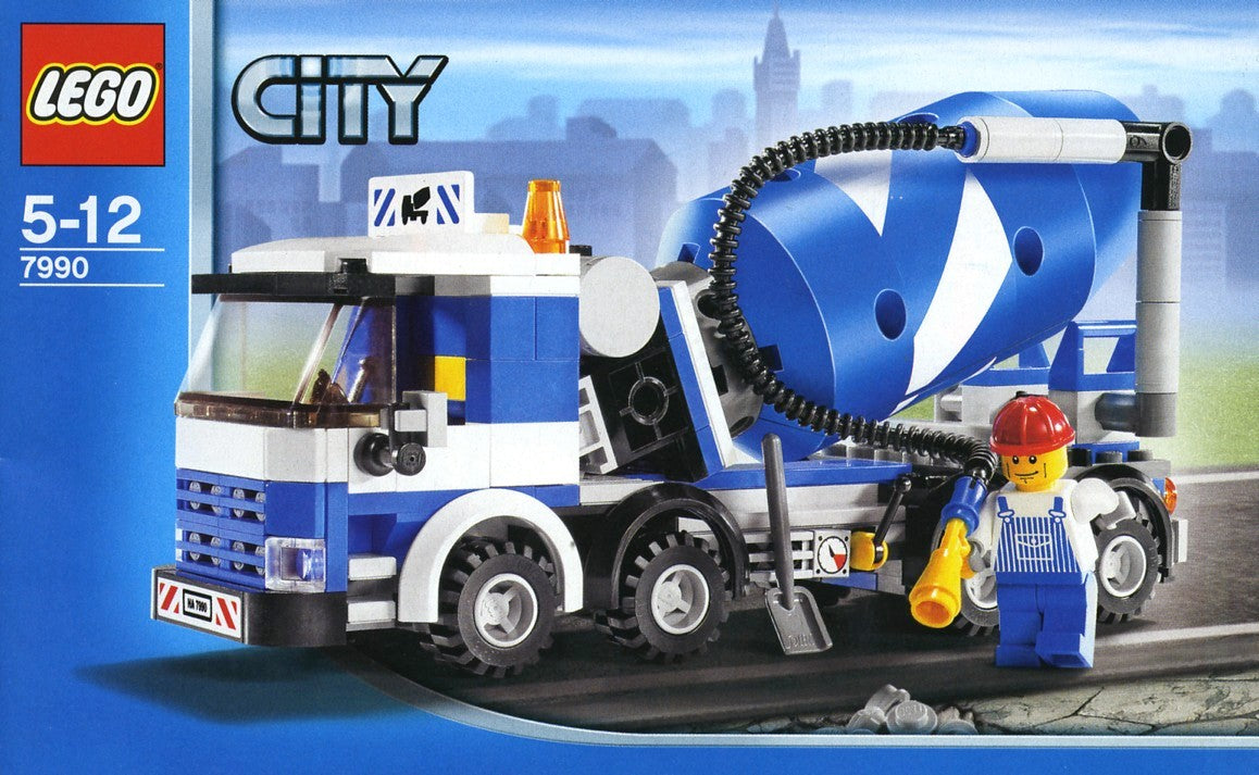 7990 Cement Mixer (Used) LEGO City product image 2, provided for visual reference and product detail review