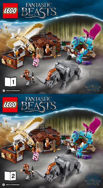 75952 Newt's Case of Magical Creatures (Certified) LEGO Harry Potter product image 2, provided for visual reference and