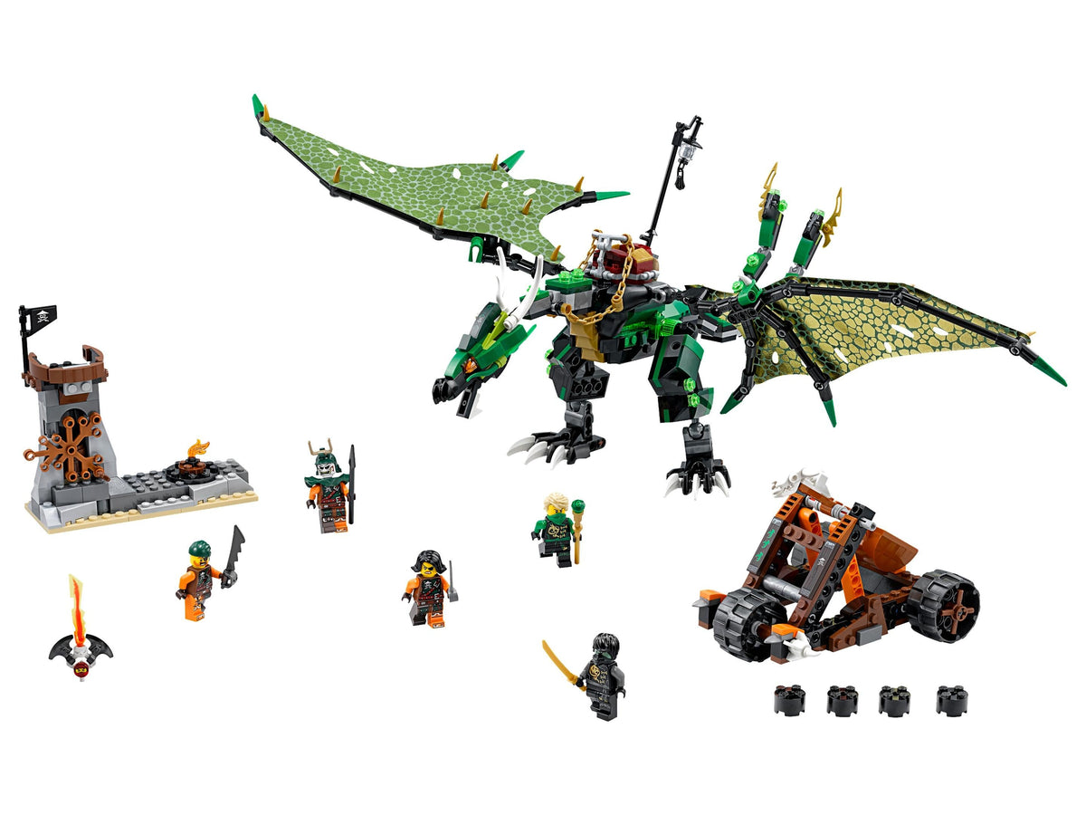 70593 The Green NRG Dragon (Used) LEGO Ninjago product image 1, provided for visual reference and product detail review