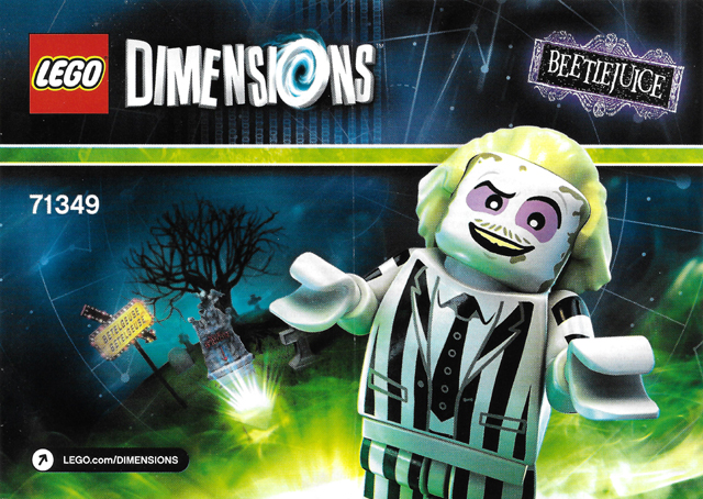 71349 Beetlejuice Fun Pack (Used) LEGO Dimensions product image 2, provided for visual reference and product detail review