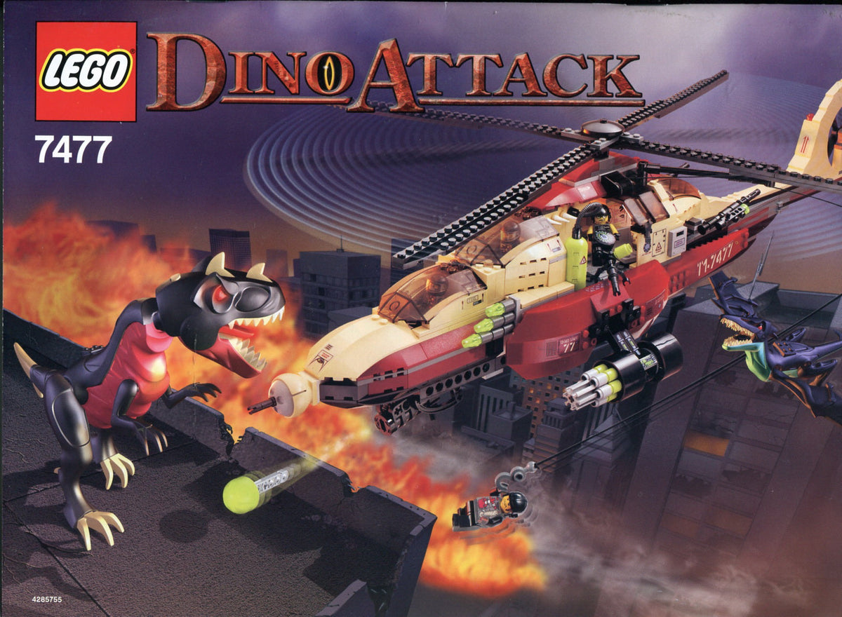7477 T-1 Typhoon vs. T-Rex (Certified) LEGO Dino Attack product image 2, provided for visual reference and product detail
