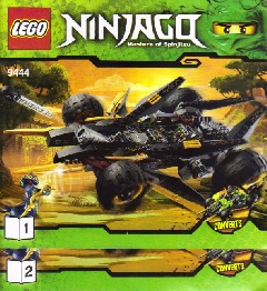 9444 Cole's Tread Assault (Used) LEGO Ninjago product image 2, provided for visual reference and product detail review