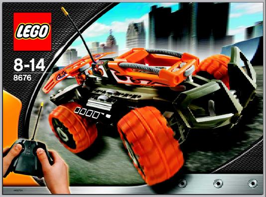 8676 Sunset Cruiser (Certified) LEGO Racers product image 2, provided for visual reference and product detail review