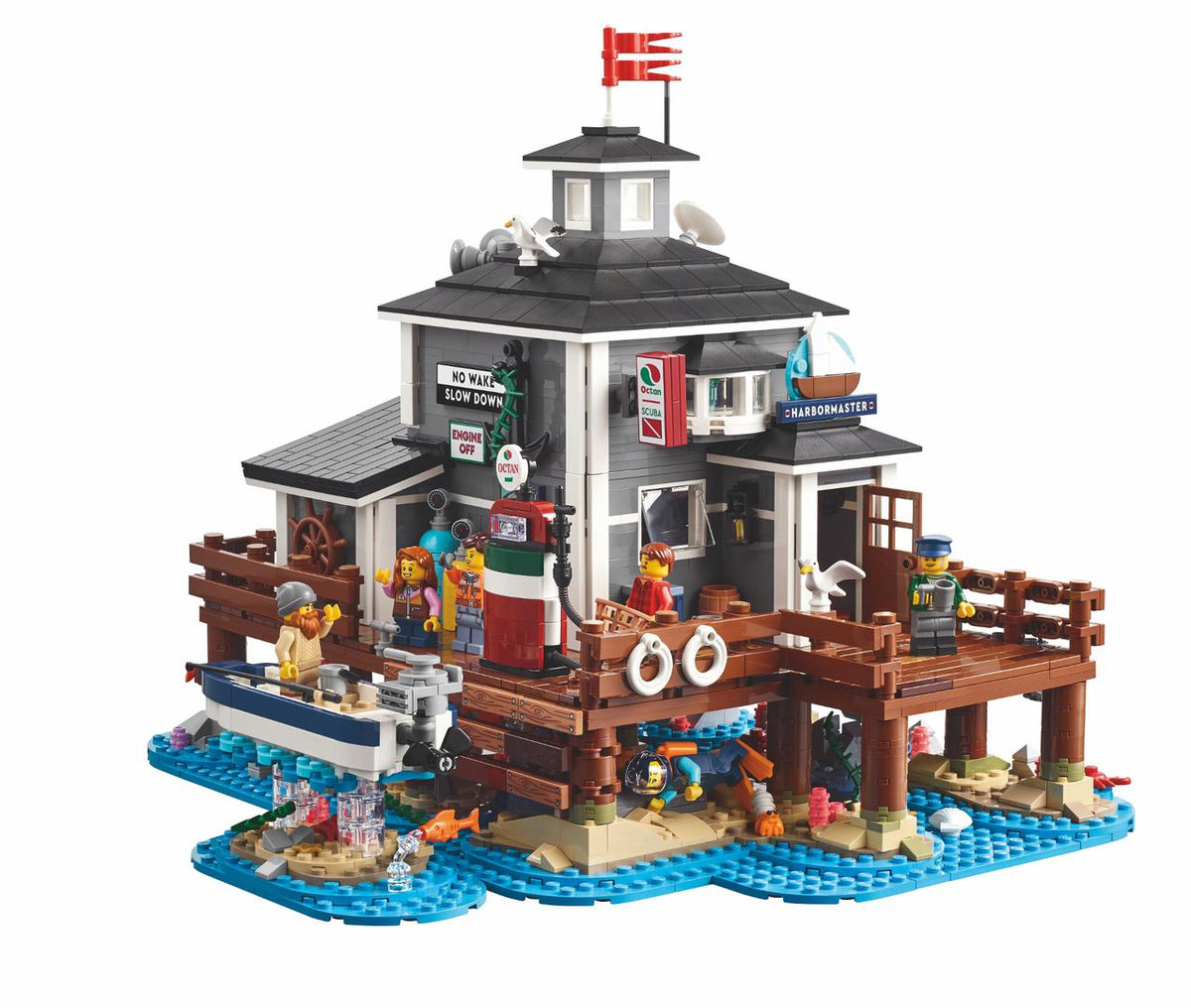 910040 Harbormaster's Office (Retired) LEGO BrickLink product image 2, provided for visual reference and product detail