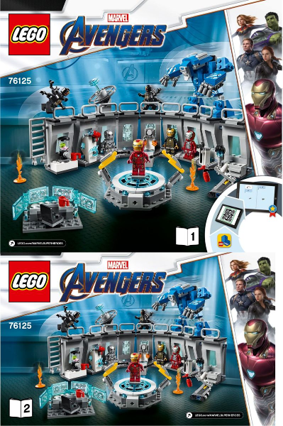 76125 Iron Man Hall of Armor (Used) LEGO Super Heroes product image 2, provided for visual reference and product detail