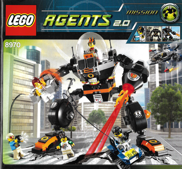 8970 Robo Attack (Used) LEGO Agents product image 2, provided for visual reference and product detail review