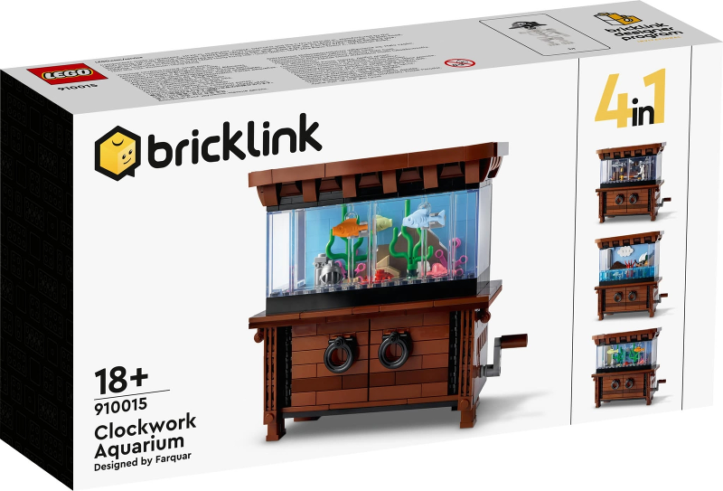 910015 Clockwork Aquarium (Retired) LEGO BrickLink product image 1, provided for visual reference and product detail review