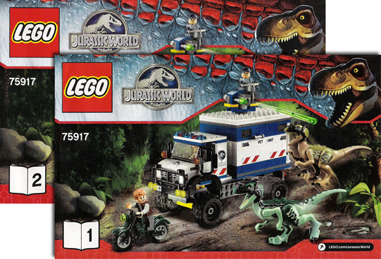 75917 Raptor Rampage (Used) LEGO Jurassic World product image 2, provided for visual reference and product detail review