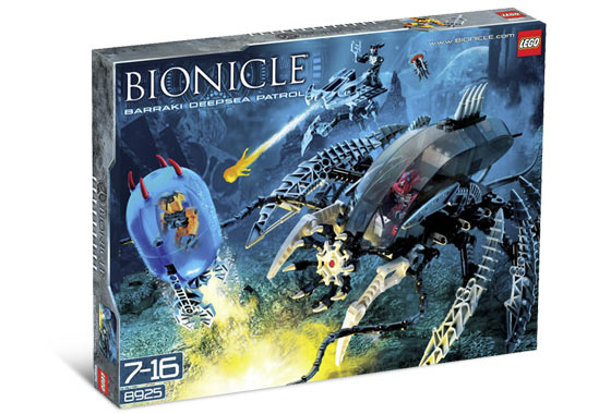 8925 Barraki Deepsea Patrol (Retired) LEGO BIONICLE product image 1, provided for visual reference and product detail review