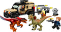 76951 Pyroraptor & Dilophosaurus Transport (Used) LEGO Jurassic World product image 1, provided for visual reference and
