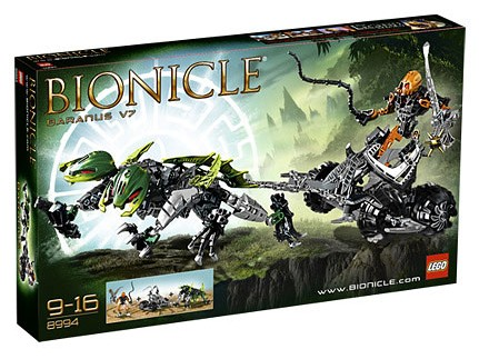 8994 Baranus V7 (Retired) LEGO BIONICLE product image 1, provided for visual reference and product detail review