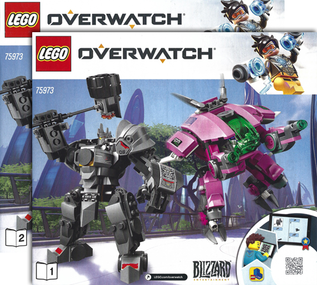 75973 D.Va & Reinhardt (Used) LEGO Overwatch product image 2, provided for visual reference and product detail review