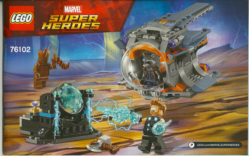 76102 Thor's Weapon Quest (Certified) LEGO Super Heroes product image 2, provided for visual reference and product detail