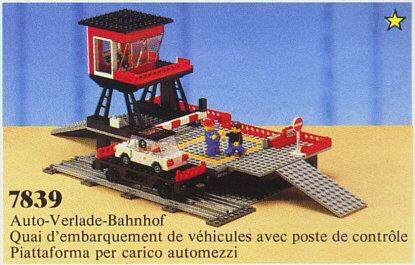 7839 Car Transport Depot (Used) LEGO Trains product image 1, provided for visual reference and product detail review