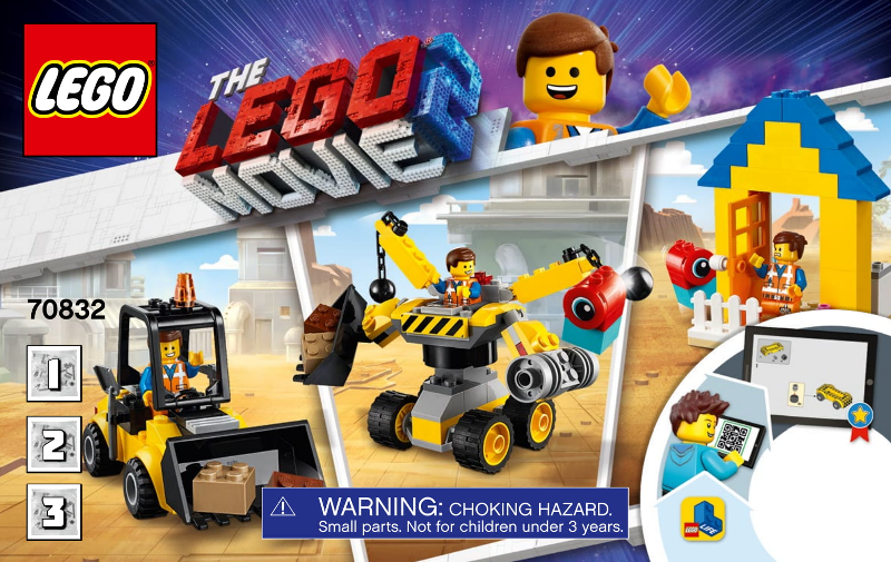 70832 Emmet's Builder Box! (Certified) LEGO The LEGO Movie 2 product image 1, provided for visual reference and product
