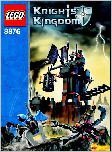 8876 Scorpion Prison Cave (Used) LEGO Castle product image 2, provided for visual reference and product detail review