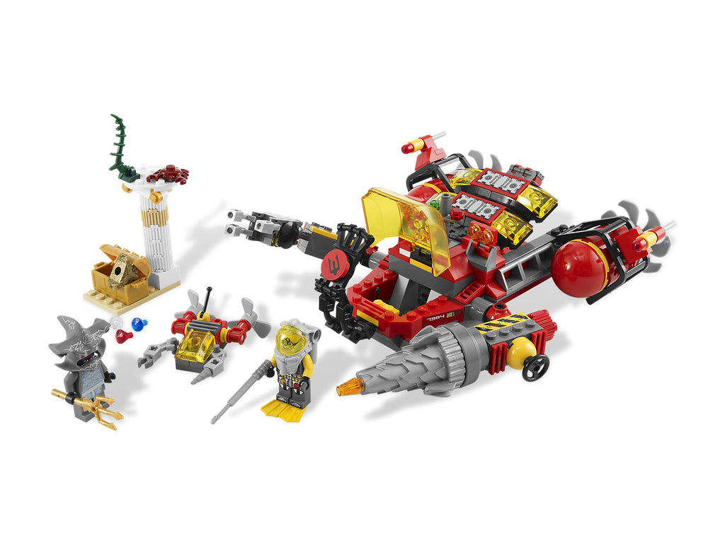 7984 Deep Sea Raider (Used) LEGO Atlantis product image 1, provided for visual reference and product detail review