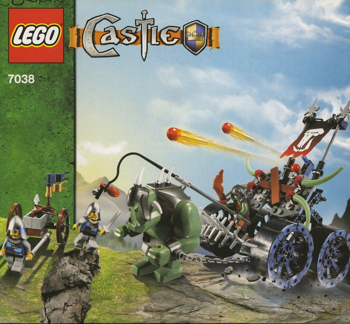 7038 Troll Assault Wagon (Certified) LEGO Castle product image 2, provided for visual reference and product detail review