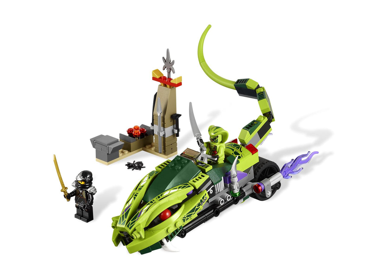 9447 Lasha's Bite Cycle (Used) LEGO Ninjago product image 1, provided for visual reference and product detail review