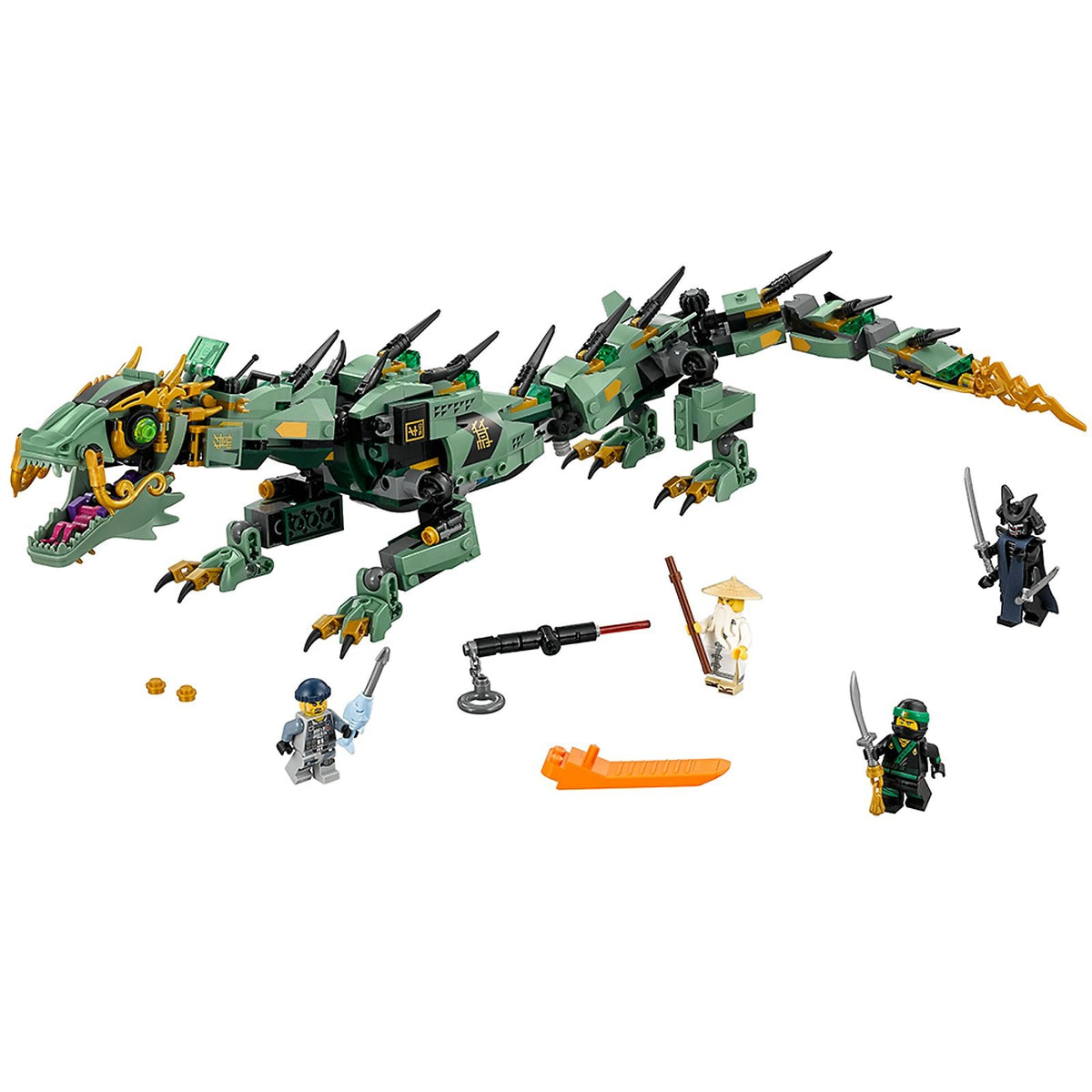 70612 Green Ninja Mech Dragon (Used) LEGO The LEGO Ninjago Movie product image 1, provided for visual reference and product