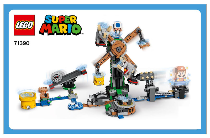 71390 Reznor Knockdown - Expansion Set (Certified) LEGO Super Mario product image 2, provided for visual reference and