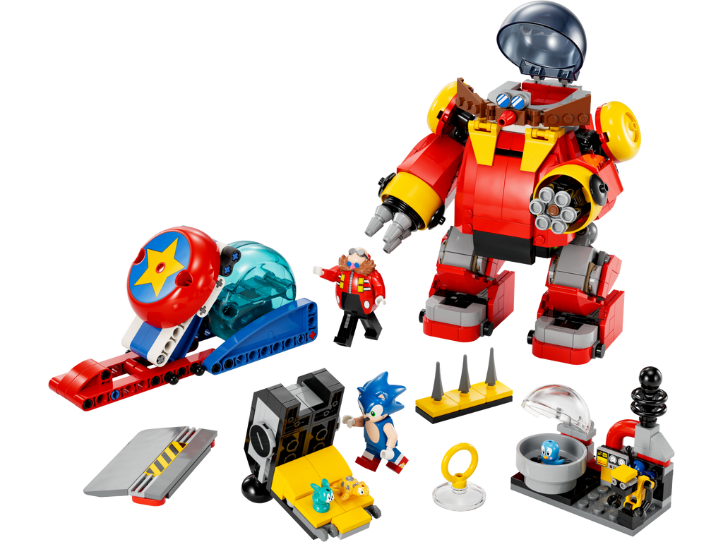 76993 Sonic vs Dr Eggman's Death Egg Robot (Used) LEGO Sonic product image 1, provided for visual reference and product