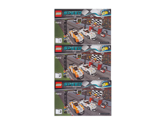 75912 Porsche 911 GT Finish Line (Used) LEGO Speed Champions product image 2, provided for visual reference and product