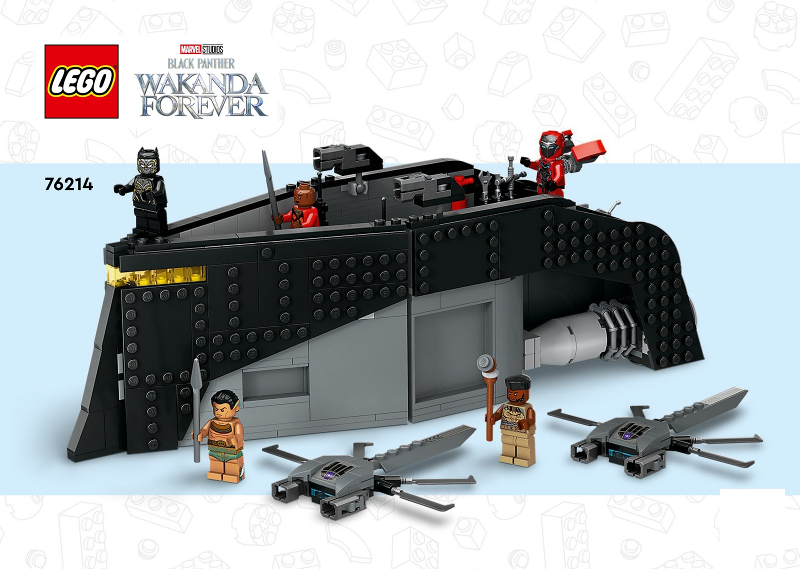76214 Black Panther: War on the Water (Used) LEGO Super Heroes product image 2, provided for visual reference and product