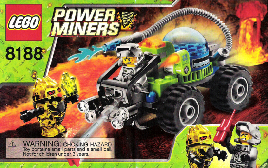 8188 Fire Blaster (Certified) LEGO Power Miners product image 2, provided for visual reference and product detail review