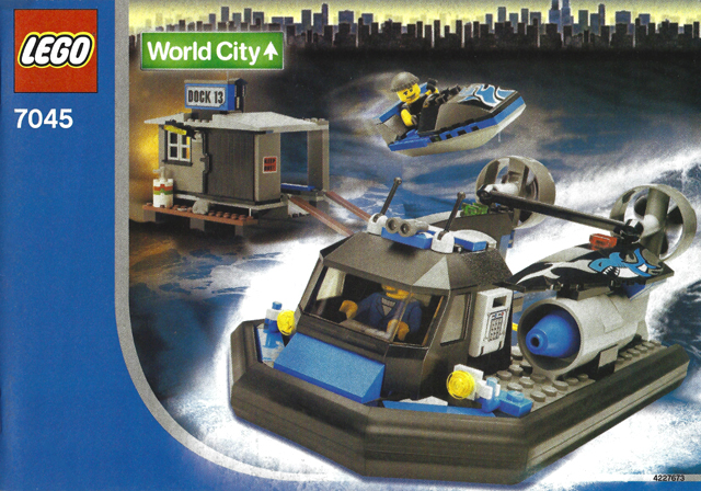 7045 Hovercraft Hideout (Certified) LEGO Town product image 2, provided for visual reference and product detail review