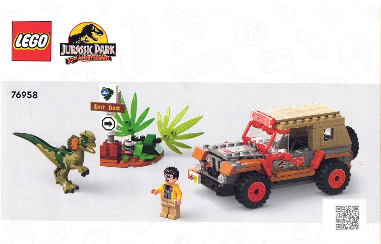 76958 Dilophosaurus Ambush (Certified) LEGO Jurassic World product image 2, provided for visual reference and product detail