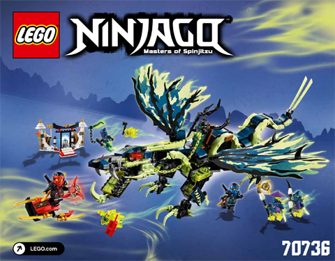 70736 Attack of the Morro Dragon (Used) LEGO Ninjago product image 2, provided for visual reference and product detail review