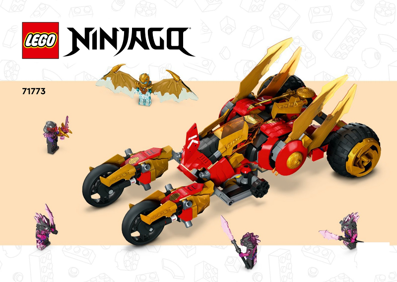 71773 Kai's Golden Dragon Raider (Certified) LEGO Ninjago product image 2, provided for visual reference and product detail