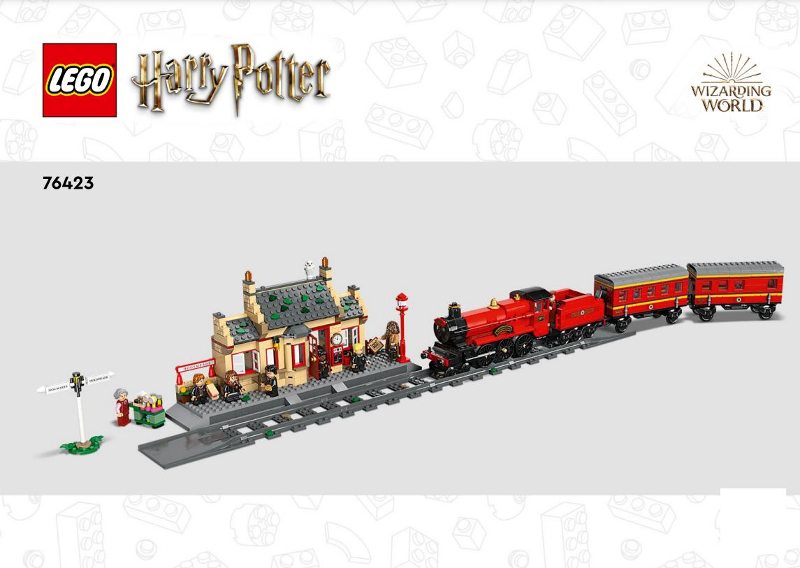 76423 Hogwarts Express & Hogsmeade Station (Certified) LEGO Harry Potter product image 2, provided for visual reference and