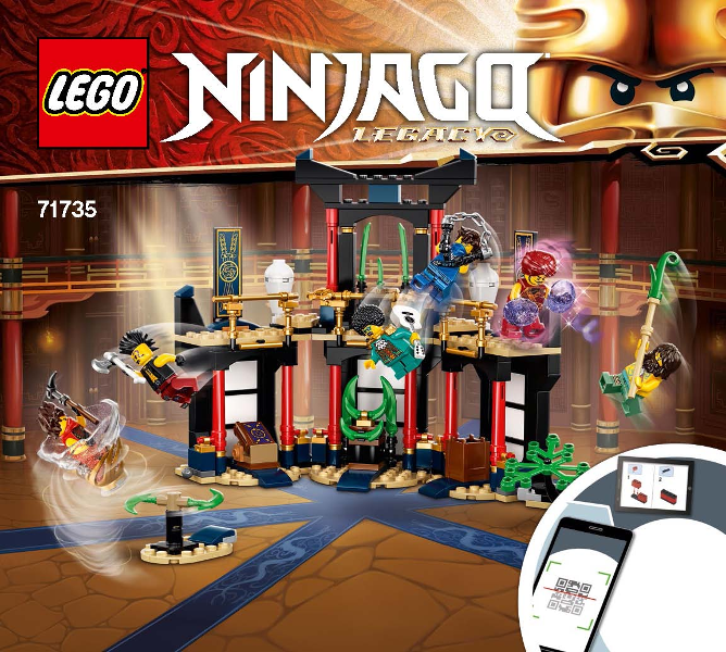 71735 Tournament of Elements (Used) LEGO Ninjago product image 2, provided for visual reference and product detail review