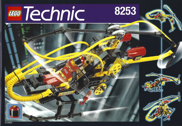 8253 Fire Helicopter (Used) LEGO TECHNIC product image 1, provided for visual reference and product detail review