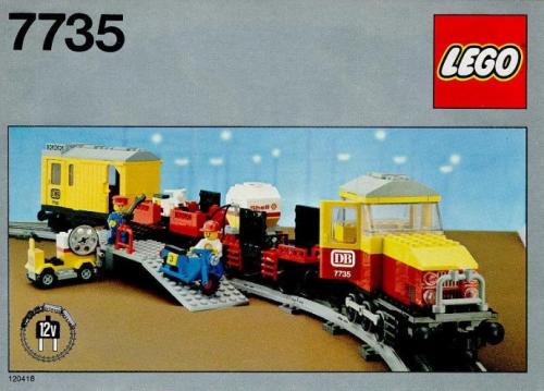 7735 Freight Train (Certified) LEGO Trains product image 2, provided for visual reference and product detail review