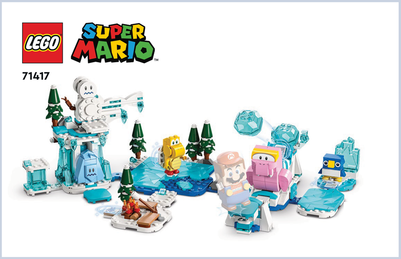 71417 Fliprus Snow Adventure - Expansion Set (Used) LEGO Super Mario product image 2, provided for visual reference and