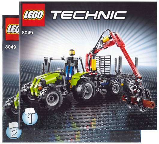 8049 Tractor with Log Loader (Certified) LEGO TECHNIC product image 2, provided for visual reference and product detail
