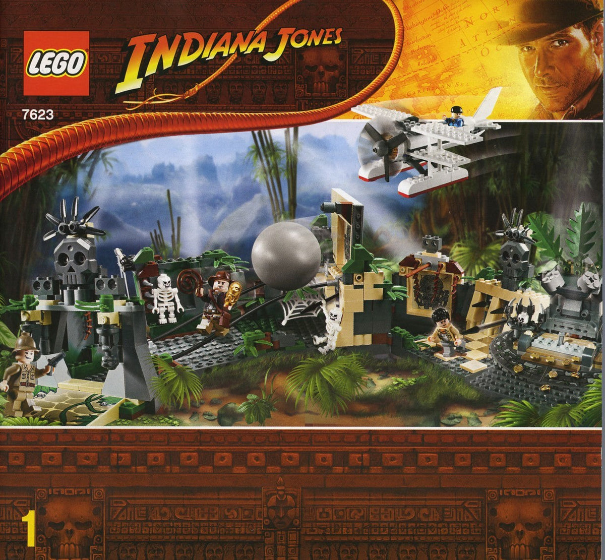 7623 Temple Escape (Used) LEGO Indiana Jones product image 2, provided for visual reference and product detail review