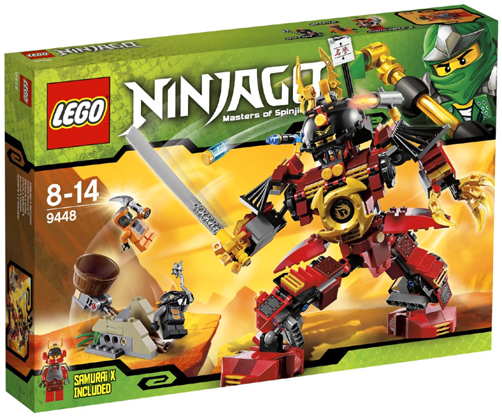9448 Samurai Mech (Retired) LEGO Ninjago product image 1, provided for visual reference and product detail review