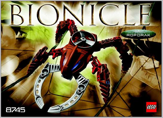 8745 Visorak Roporak (Certified) LEGO BIONICLE product image 2, provided for visual reference and product detail review