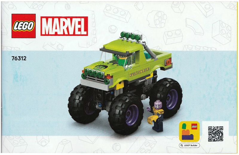 76312 The Hulk Truck vs. Thanos (Used) LEGO Super Heroes product image 2, provided for visual reference and product detail