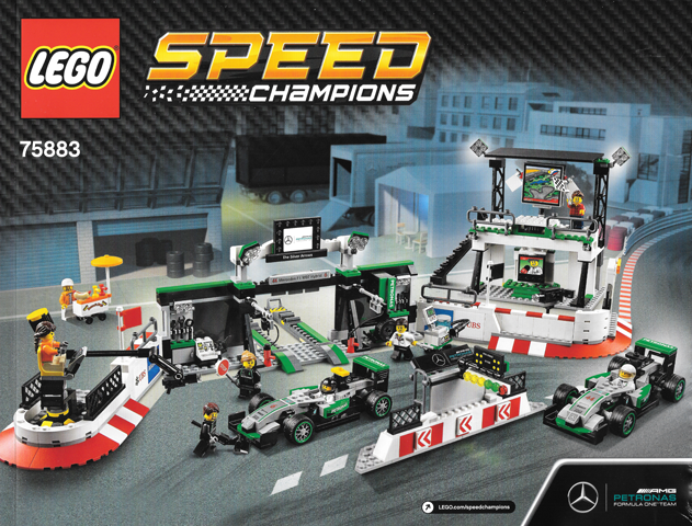75883 Mercedes AMG Petronas Formula One Team (Used) LEGO Speed Champions product image 2, provided for visual reference and