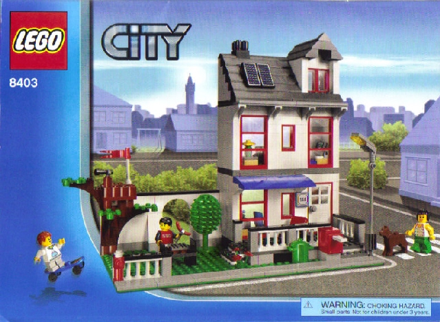 8403 City House (Used) LEGO City product image 2, provided for visual reference and product detail review