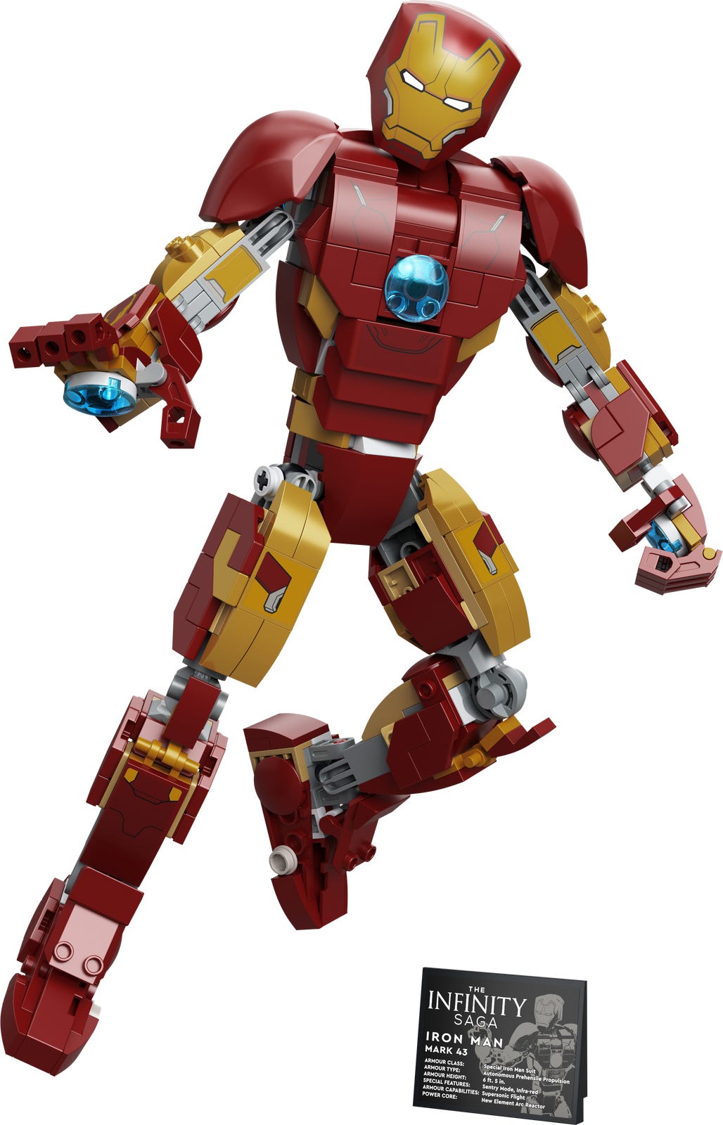 76206 Iron Man Figure (Used) LEGO Super Heroes product image 1, provided for visual reference and product detail review