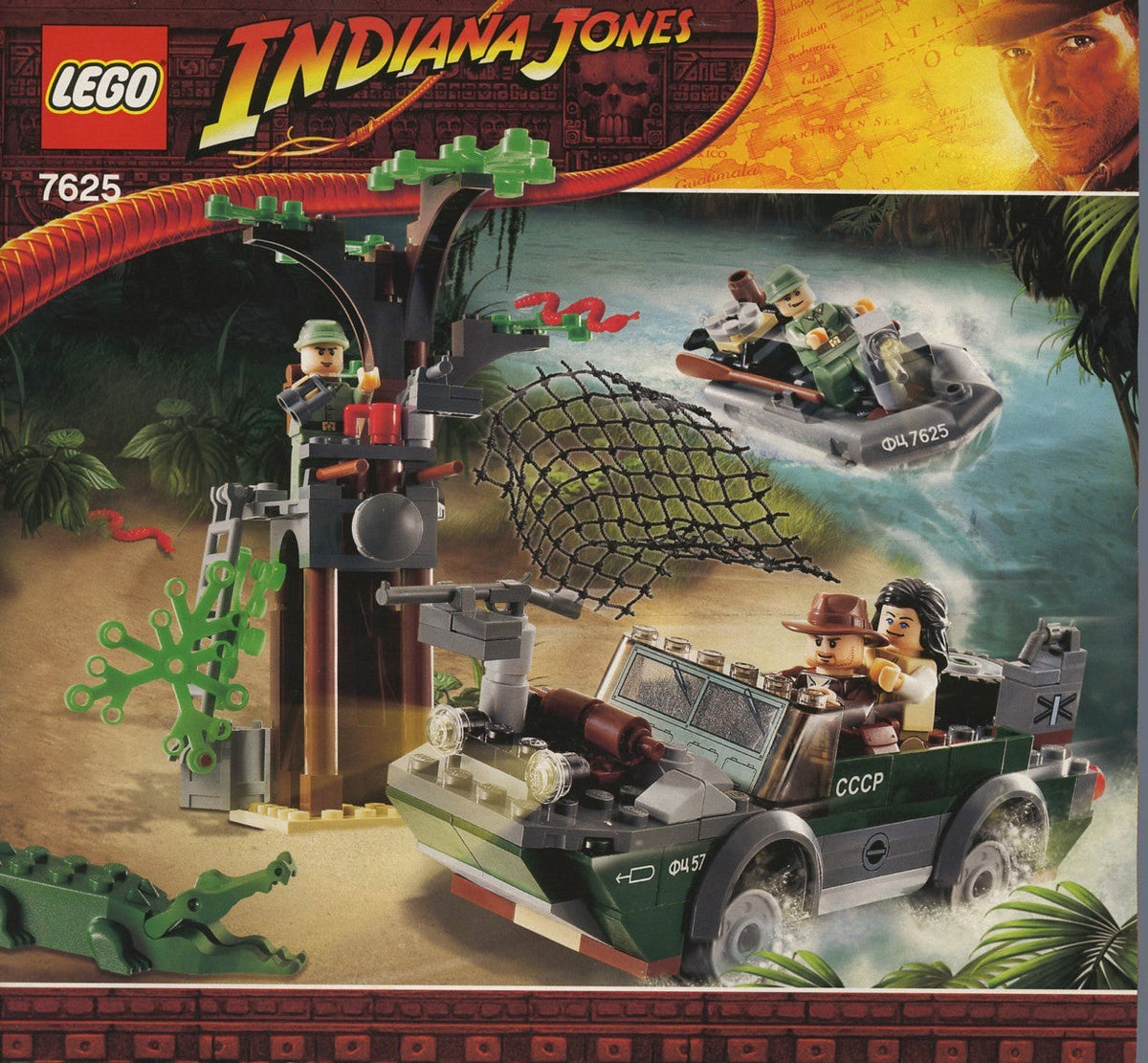 7625 River Chase (Used) LEGO Indiana Jones product image 2, provided for visual reference and product detail review