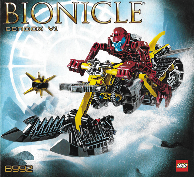 8992 Cendox V1 (Used) LEGO BIONICLE product image 2, provided for visual reference and product detail review